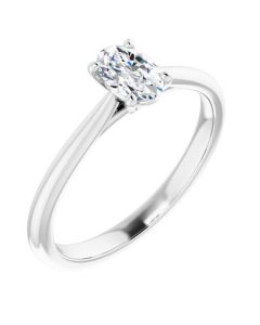 The Alice 0.50ct Oval Solitaire Engagement Ring