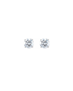 0.20ct Lab Grown Diamond Solitaire Earrings in Gold