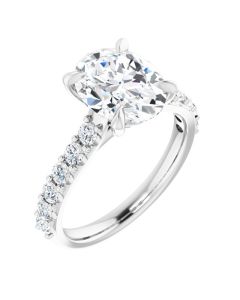 The Pheobe 2.36ct Oval Lab Grown Diamond Engagement Ring