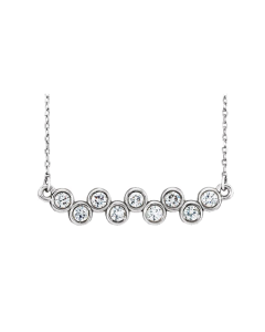 0.54ct Diamond Droplets Necklace in Gold