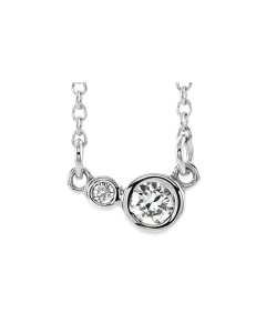 0.11ct Diamond Droplets Necklace in Gold