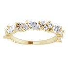 0.94ct Diamond Waltzer Ring in Gold