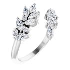 0.84ct Diamond Finesse Open Ring in Gold