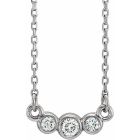 0.12ct Diamond Droplets Necklace in Gold