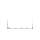 0.52ct Diamond Line Necklace in Gold