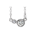 0.11ct Diamond Droplets Necklace in Gold